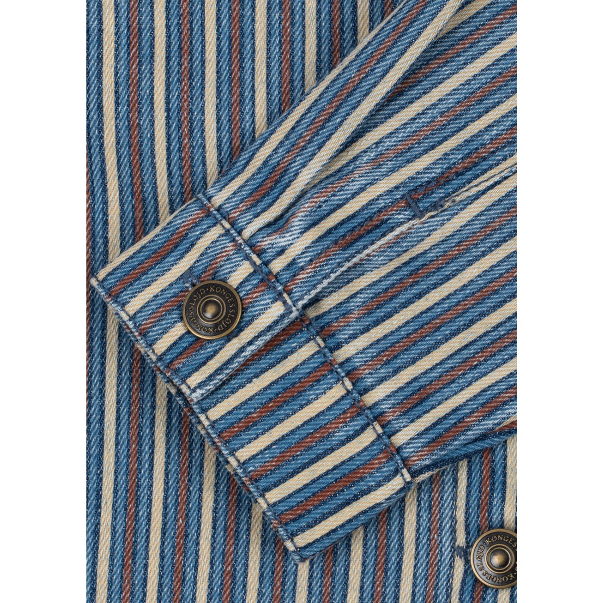 Konges Sløjd Tricolore Bleu Magot Shirt Gots