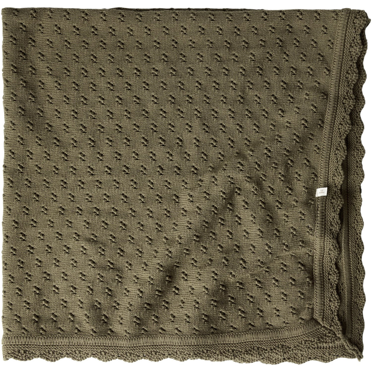 Lil'Atelier Teak Nbnnilio Knit Blanket Lil