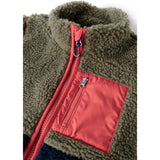 LIEWOOD Army Brown Multi Mix Nolan Pile Jacket