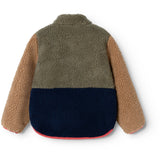 LIEWOOD Army Brown Multi Mix Nolan Pile Jacket