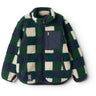 LIEWOOD Mega Check / Bright Garden Nolan Pile Jacket