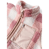 LIEWOOD Mega Check / Rose Blush Nolan Pile Jacket