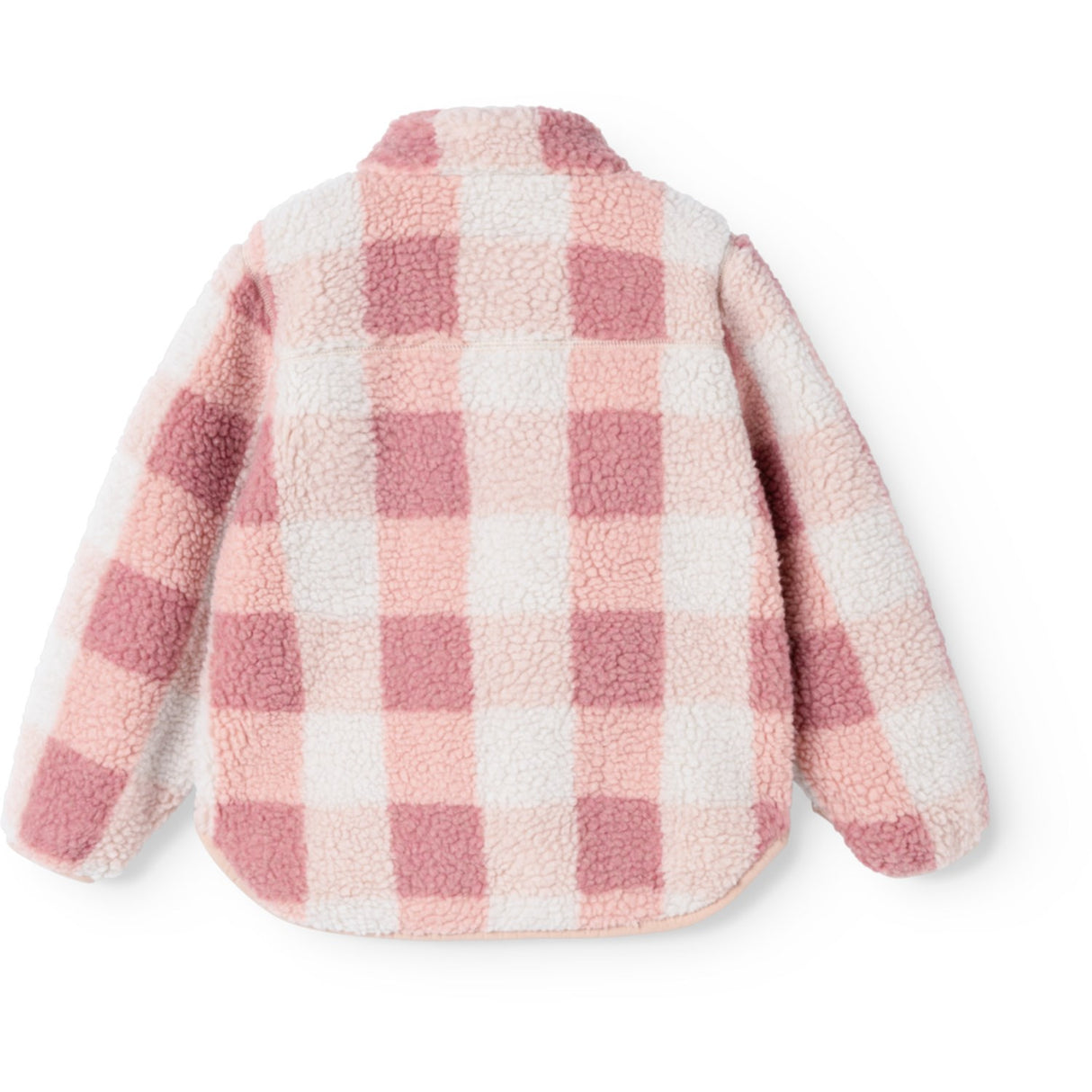 LIEWOOD Mega Check / Rose Blush Nolan Pile Jacket