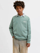 Jack & Jones Junior Laurel Wreath Jornorrebro Typo Back Sweat Cn Jnr