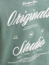 Jack & Jones Junior Laurel Wreath Jornorrebro Typo Back Sweat Cn Jnr