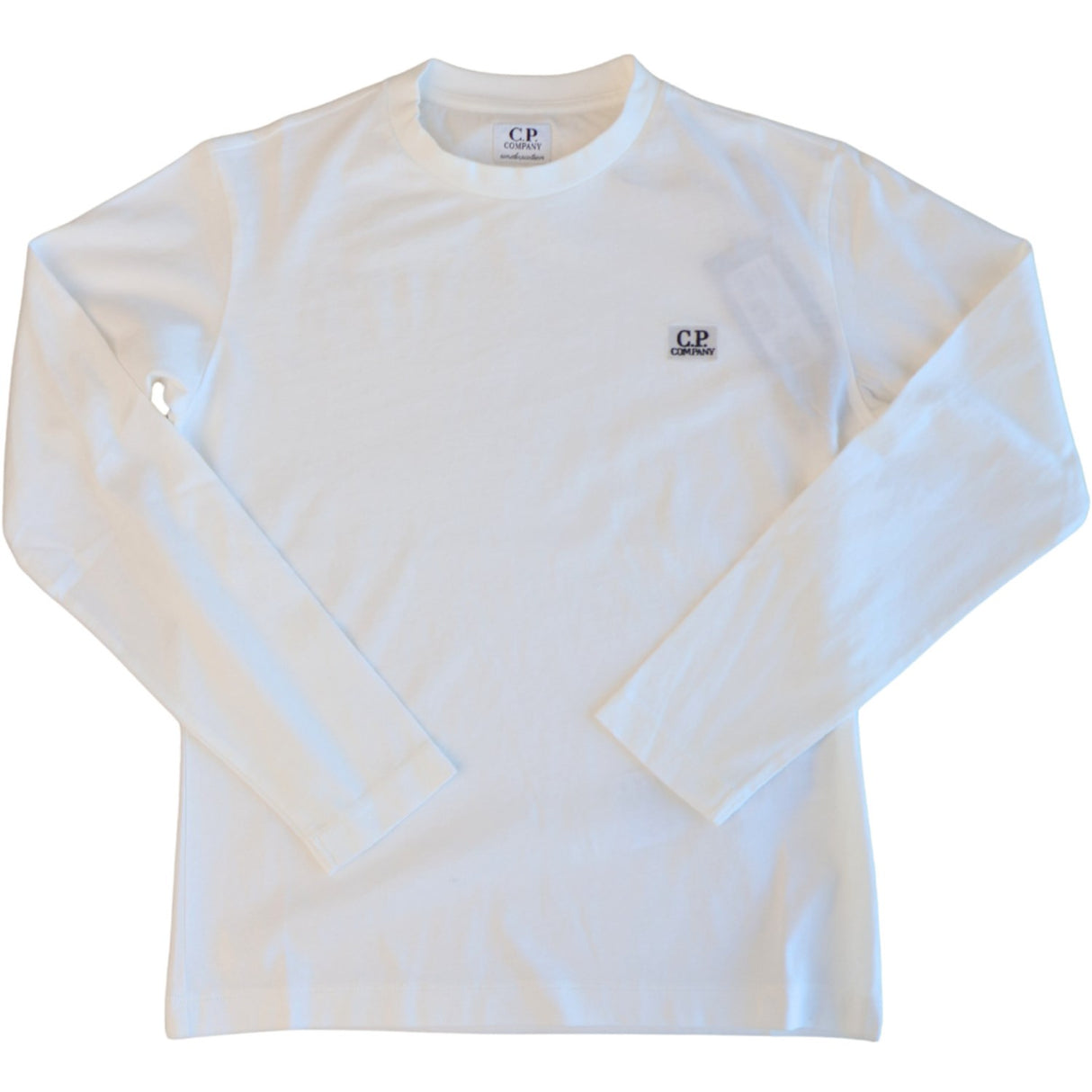 C.P. Company Gauze White Long Sleeves T-Shirt