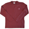 C.P. Company Borgogna Red Long Sleeves T-Shirt