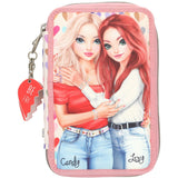 TOPModel Heart To Heart Double Pencil Case
