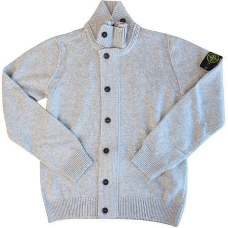 Stone Island Melange Grey Cardigan