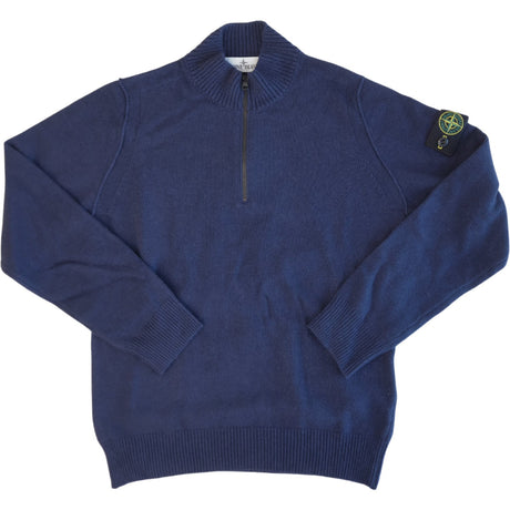 Stone Island Navy Blue Ls Polo