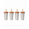Haps Nordic Terracotta Ice Lolly Makers 4-Pack