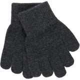 Mikk-Line Rose Melange-Melange Denver-Dark Gray Melange Magic Gloves 3-Pack With Lurex