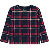 THE NEW Siblings Navy Blazer Check Tnstholiday Tartan Night Set