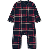 THE NEW Siblings Navy Blazer Check Tnsbholiday Tartan L_S Jumpsuit
