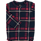 THE NEW Siblings Navy Blazer Check Tnsbholiday Tartan L_S Body