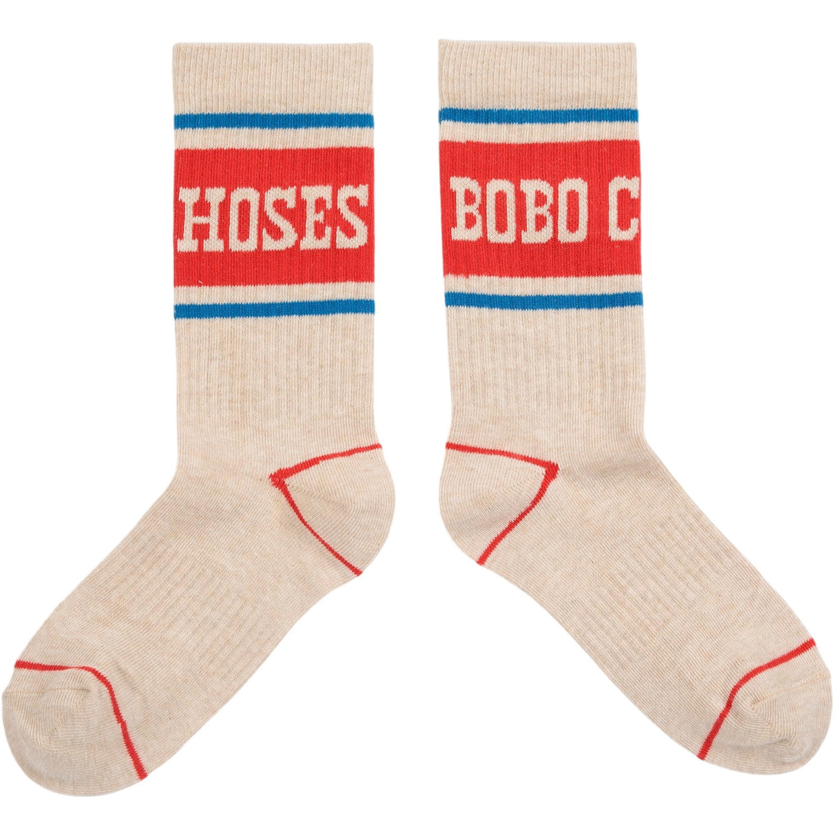 Bobo Choses Beige Bobo Choses Pop Long Socks