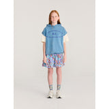 Bobo Choses Light Heather Grey Hug Hairy Monster Short Socks