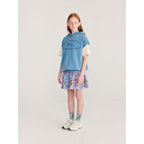 Bobo Choses Light Heather Grey Hug Hairy Monster Short Socks