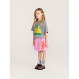 Bobo Choses Light Heather Grey Hug Hairy Monster Short Socks