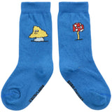 Bobo Choses Blue Mush Monster Long Socks