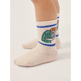 Bobo Choses Offwhite Hug Hairy Monster Short Socks