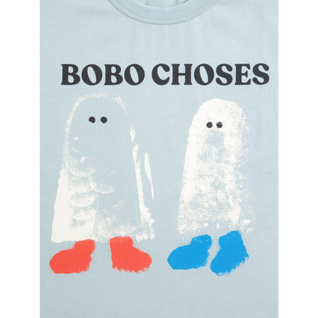 Bobo Choses Light Blue Booty Ghosts T-Shirt