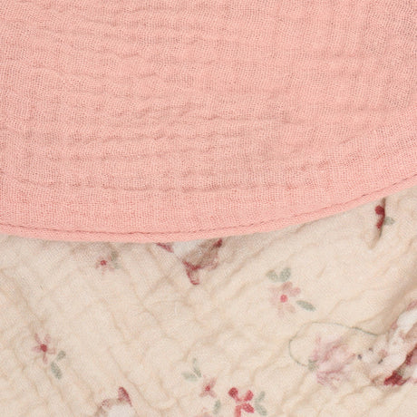 Pippi Rose Tan Bib Muslin W. Aop (2-Pack)