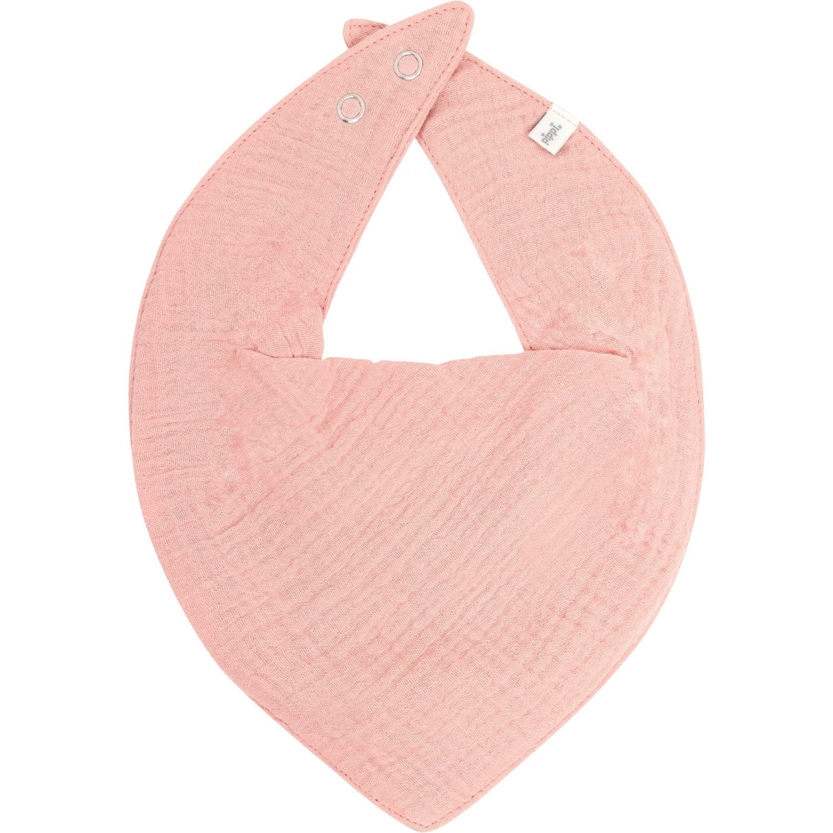 Pippi Rose Tan Bib Muslin W. Aop (2-Pack)