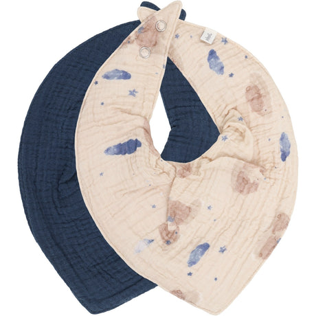 Pippi Big Dipper Bib Muslin W. Aop (2-Pack)