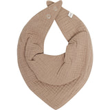 Pippi Mocha Meringue Bib Muslin W. Aop (2-Pack)