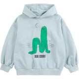 Bobo Choses Light Blue Long Puff Hoodie