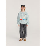 Bobo Choses Light Blue Booty Ghosts Sweatshirt