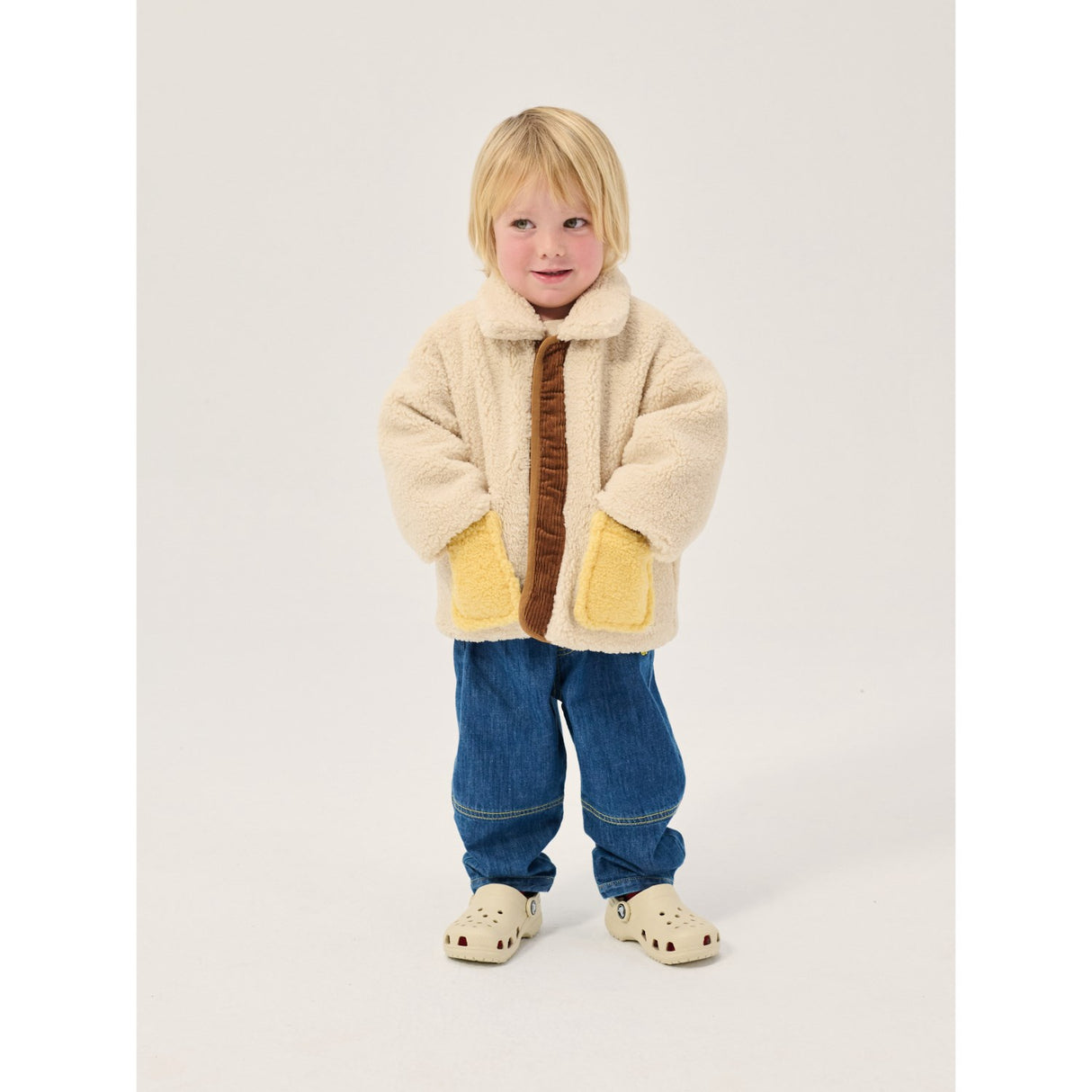 Bobo Choses Midnight Blue Taxi Saurus Tag Denim Pants