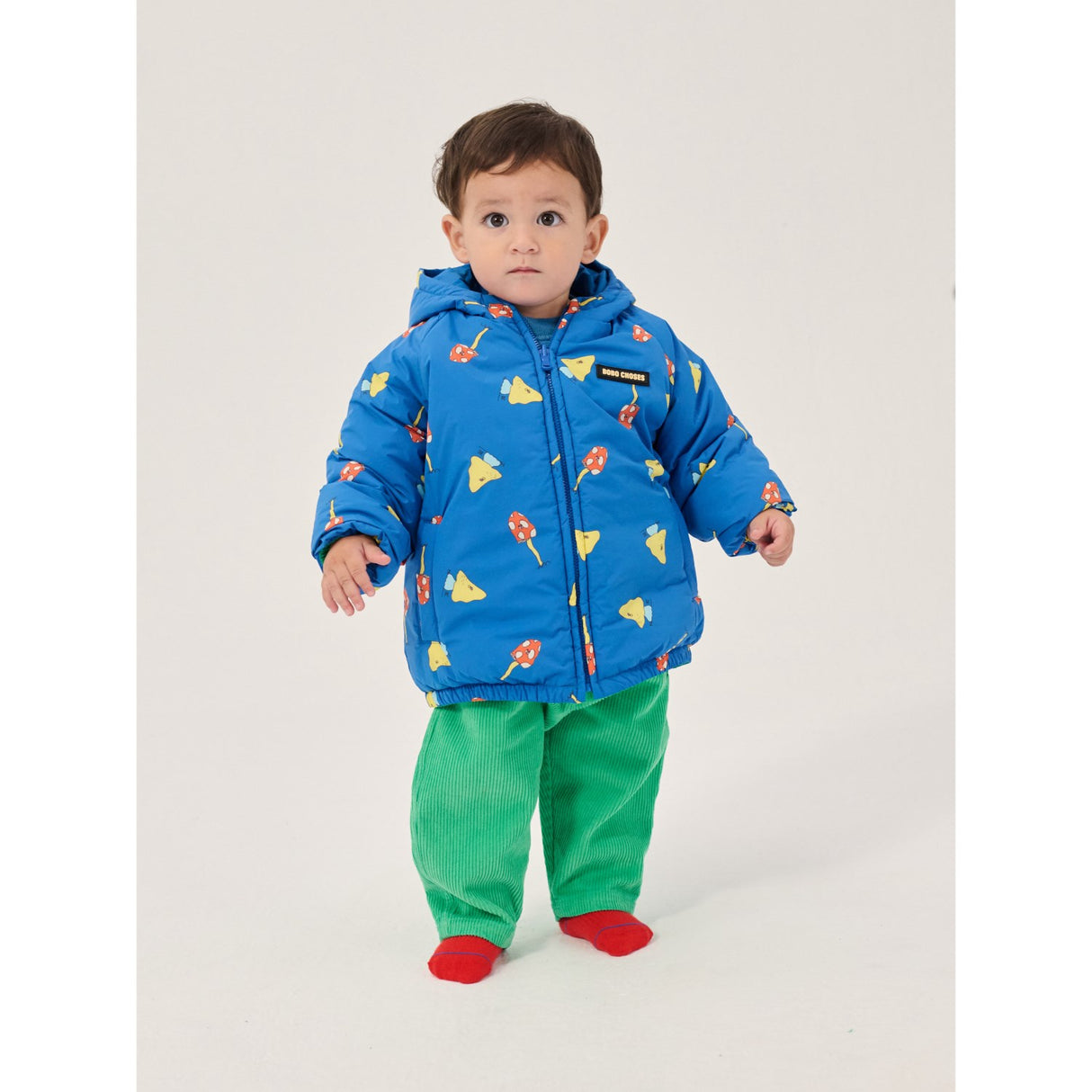 Bobo Choses Green Mush Monsters Duo Corduroy Pants