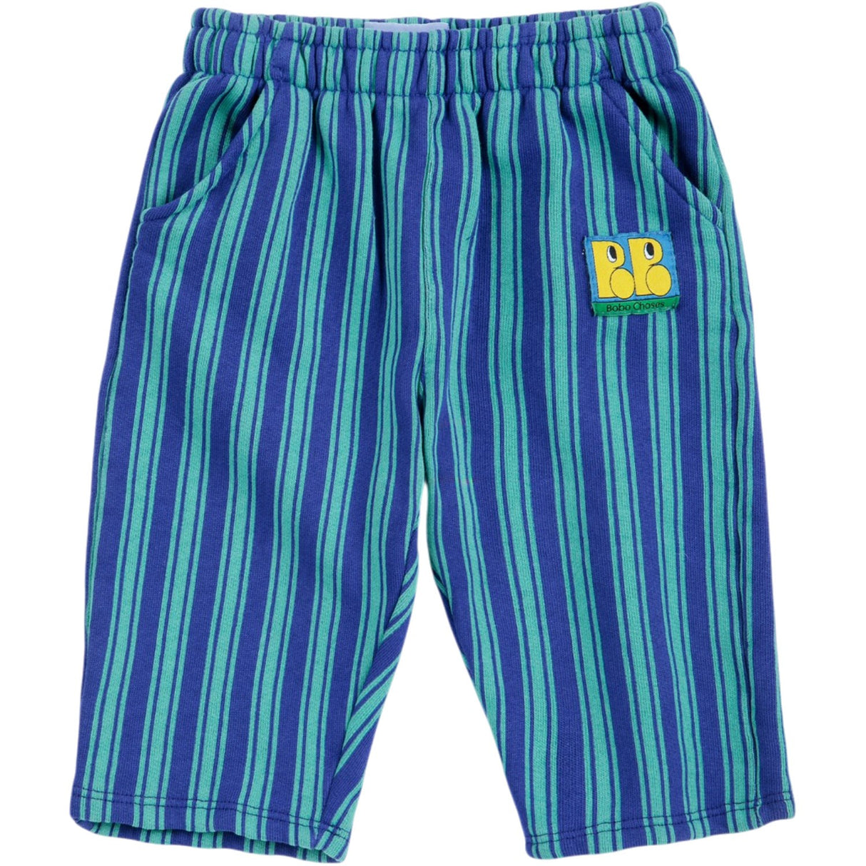 Bobo Choses Blue Booo Bo Choses Tag Stripes Jogging Pants