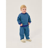 Bobo Choses Blue Booo Bo Choses Tag Stripes Jogging Pants