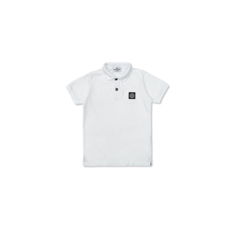 Stone Island White Ss Polo