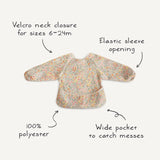 Mushie Space Mushie Long Sleeve Bib - Space