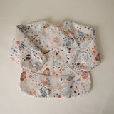 Mushie Space Mushie Long Sleeve Bib - Space
