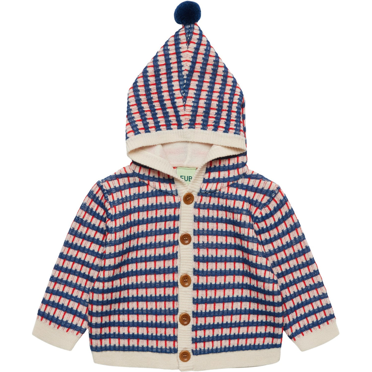 FUB Ercu/Deep Indigo/Classic Red Baby Multi Cardigan