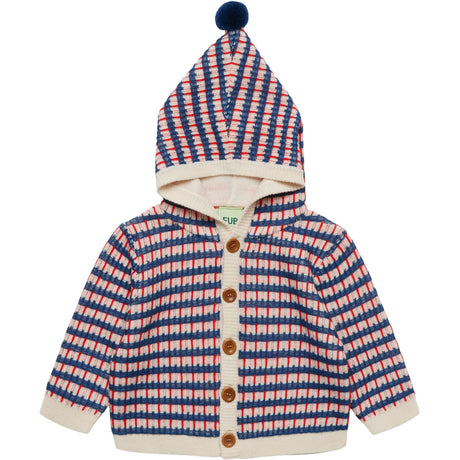 FUB Ercu/Deep Indigo/Classic Red Baby Multi Cardigan