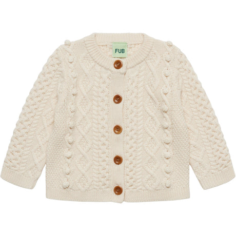 FUB Ecru Baby Aran Cardigan