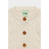 FUB Ecru Baby Aran Cardigan