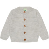 FUB Light Grey Melange Baby Cardigan