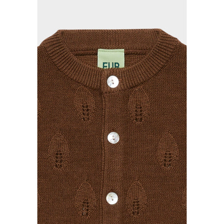 FUB Hazel Melange Baby Leaf Cardigan