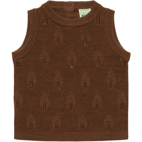 FUB Hazel Melange Baby Leaf Vest