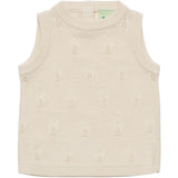 FUB Ecru Baby Leaf Vest