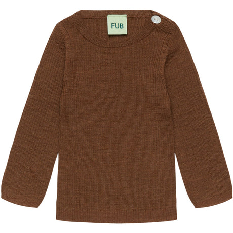 FUB Hazel Melange Baby Rib Blouse