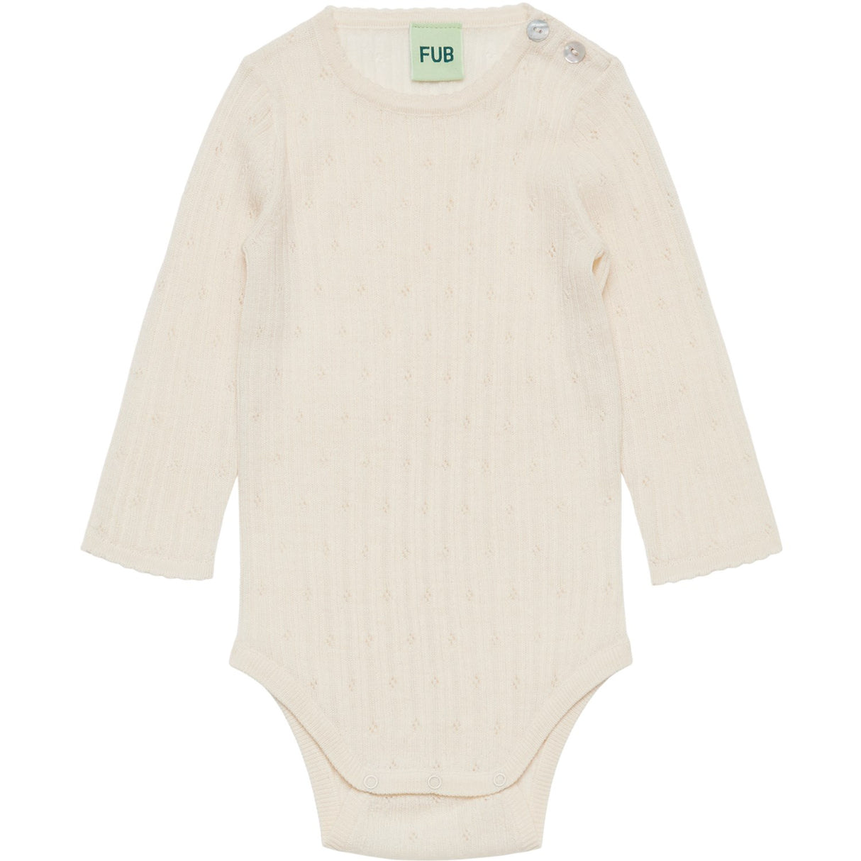 FUB Ecru Baby Pointelle Body