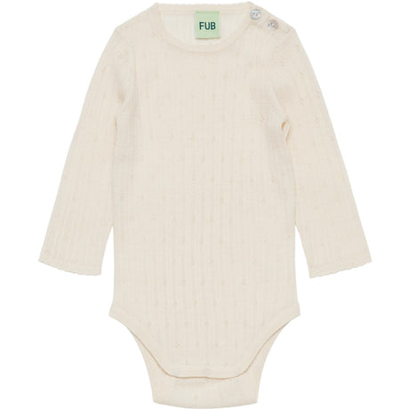 FUB Ecru Baby Pointelle Body